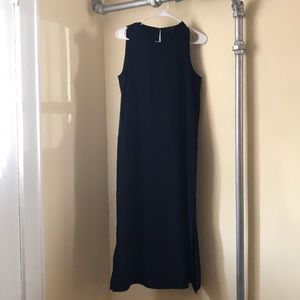 Navy blue J Crew maxi dress sz S